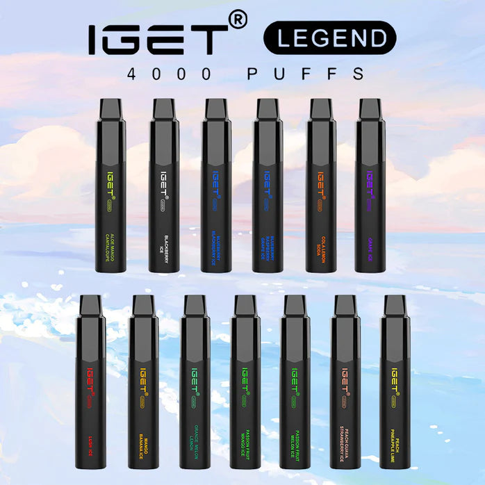 IGET Legend 4000 Puffs In Australia (Retail) — 1 Vape Wholesale